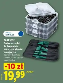 Lidl PARKSIDE Zestaw narzędzi do demontażu lub zestaw klipsów mocujących oferta