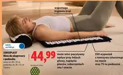Lidl SENSIPLAST Mata do akupresury z poduszką oferta