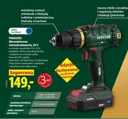 Lidl Parkside Akumulatorowa wiertarkowkrętarka 20 V oferta