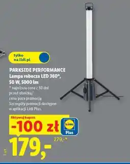 Lidl PARKSIDE PERFORMANCE Lampa robocza LED 360° oferta