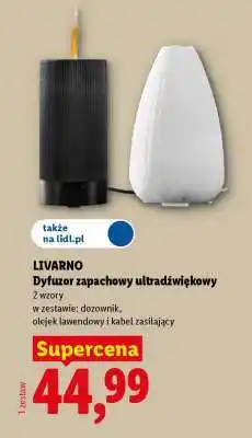 Lidl LIVARNO Dyfuzor zapachowy ultradźwiękowy oferta