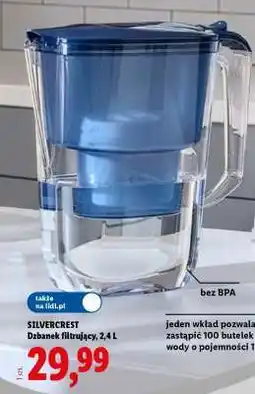 Lidl SILVERCREST Dzbanek filtrujący, 2,4 L oferta