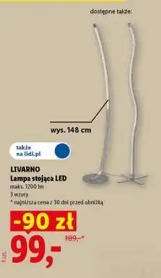 Lidl LIVARNO Lampa stojąca LED oferta