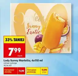 Biedronka Lody Sunny Marletto, 4x110 ml oferta