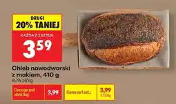 Biedronka Chleb nowodworski z makiem, 410 g oferta