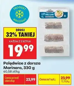 Biedronka Polędwice z dorsza Marinero, 330 g oferta