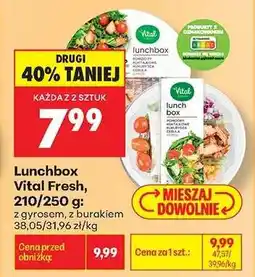 Biedronka Lunchbox Vital Fresh, 210/250 g oferta