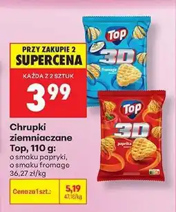 Biedronka Chrupki ziemniaczane Top ,110 g oferta