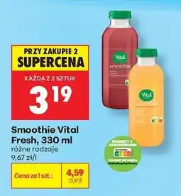 Biedronka Smoothie Vital Fresh, 330 ml oferta
