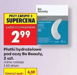 Biedronka Płatki hydrożelowe pod oczy Be Beauty, 2 szt oferta