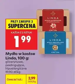 Biedronka Mydło w kostce Linda, 100 g oferta