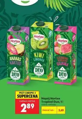 Biedronka Napój Hortex Tropical Duo, 1l oferta