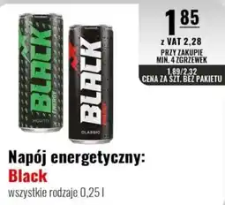 Eurocash Napój energetyczny: Black oferta