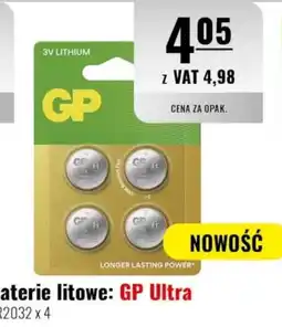 Eurocash Baterie litowe: GP Ultra oferta