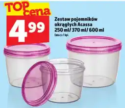 Topaz Express Zestaw pojemników okrągłych Acassa oferta