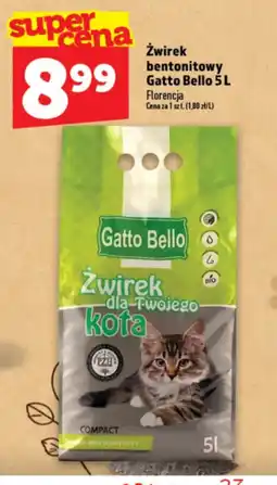 Topaz Express Żwirek bentonitowy Gatto Bello oferta