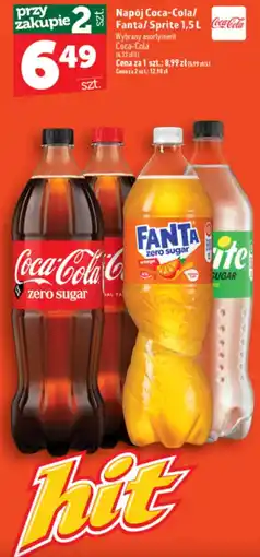 Topaz Express Napój Coca-Cola/Fanta/Sprite oferta