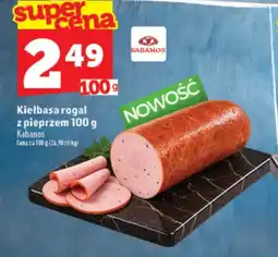 Topaz Express Kiełbasa rogal z pieprzem Kabanos oferta