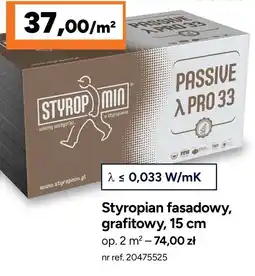 Bricoman Styropian fasadowy, grafitowy oferta