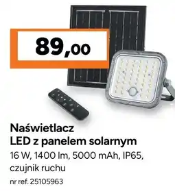 Bricoman Naświetlacz LED z panelem solarnym oferta