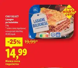 Lidl CHEF SELECT Lasagne po bolońsku oferta