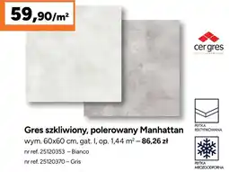 Bricoman Gres szkliwiony, polerowany Manhattan oferta
