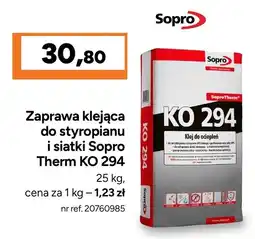 Bricoman Zaprawa klejąca do styropianu i siatki Sopro Therm KO 294 oferta
