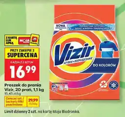 Biedronka Proszek do prania Vizir oferta