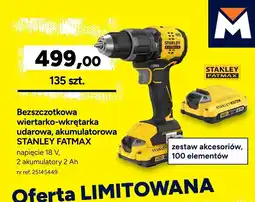 Bricoman Bezszczotkowa wiertarko-wkrętarka udarowa, akumulatorowa STANLEY FATMAX oferta