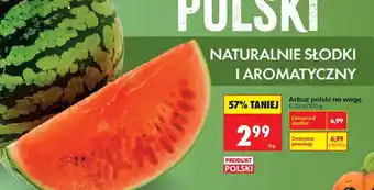 Biedronka Arbuz polski na wage oferta