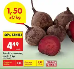 Biedronka Buraki czerwone oferta