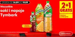 Biedronka Wszystkie soki i napoje Tymbark oferta