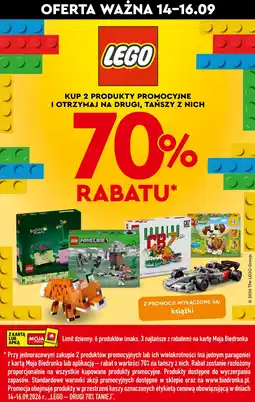 Biedronka Zestawy klocków LEGO oferta