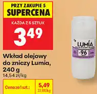 Biedronka Wkład olejowy do zniczy Lumia oferta