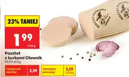 Biedronka Pasztet z kurkami Olewnik oferta