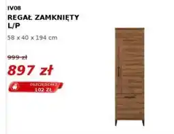 BOG FRAN Meble Regał Zamknięty L/P oferta