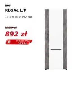 BOG FRAN Meble REGAŁ L/P oferta