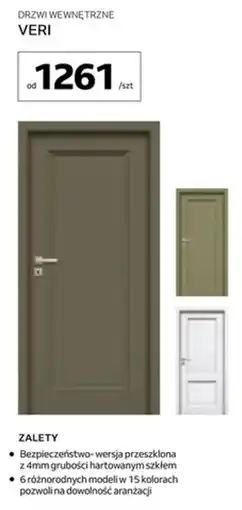 Komfort DRZWI WEWNĘTRZNE VERI oferta