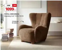 Komfort Fotel Ciro Dress brązowy oferta