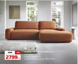 Komfort Narożnik Cord Ambience oferta