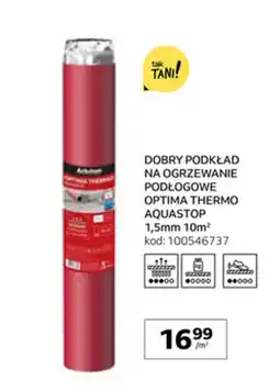 Komfort Dobry Podkład na Ogrzewanie Podłogowe Optima Thermo Aquastop oferta