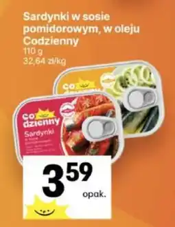 Delikatesy Centrum Sardynki w sosie pomidorowym, w oleju Codzienny oferta
