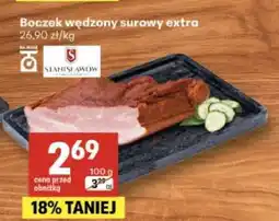 Delikatesy Centrum Boczek wędzony surowy extra oferta