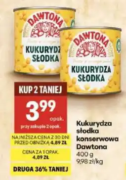 Delikatesy Centrum Kukurydza słodka konserwowa Dawtona oferta