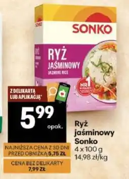 Delikatesy Centrum Ryż jaśminowy SONKO oferta
