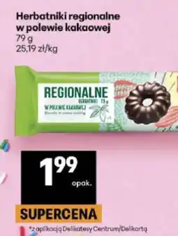 Delikatesy Centrum Herbatniki regionalne w polewie kakaowej oferta