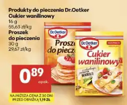 Delikatesy Centrum DR. OETKER Cukier wanilinowy oferta