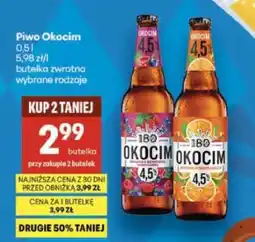 Delikatesy Centrum Piwo Okocim oferta