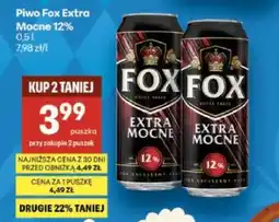 Delikatesy Centrum Piwo Fox Extra Mocne 12% oferta