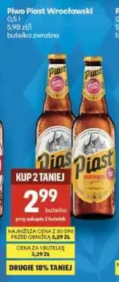 Delikatesy Centrum Piwo Piast Wrocławski oferta